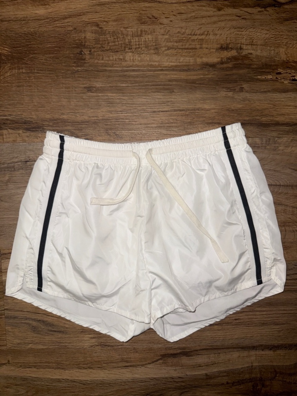 White Running Shorts
